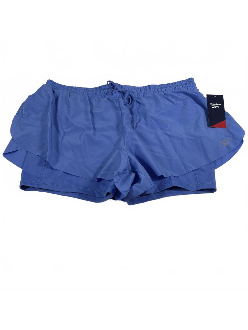 Reebok Women's Relaxed Swish 3" Running Short Ultramarine Blue Size XL